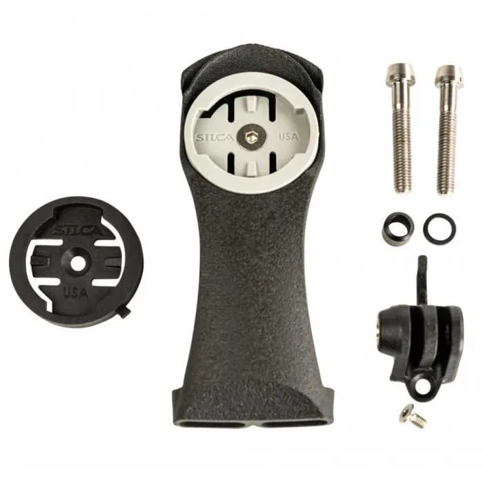 SILCA Chisela Titanium Garmin/wahoo 9-30mm Fahrradcomputerhalterung, Black, One Size SILCA Chisela Titanium Garmin/wahoo 9-30mm Fahrradcomputerhalterung, Black, One Size
