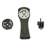 SILCA Chisela Titanium Garmin/wahoo Trek Madone Fahrradcomputerhalterung, Black, One Size