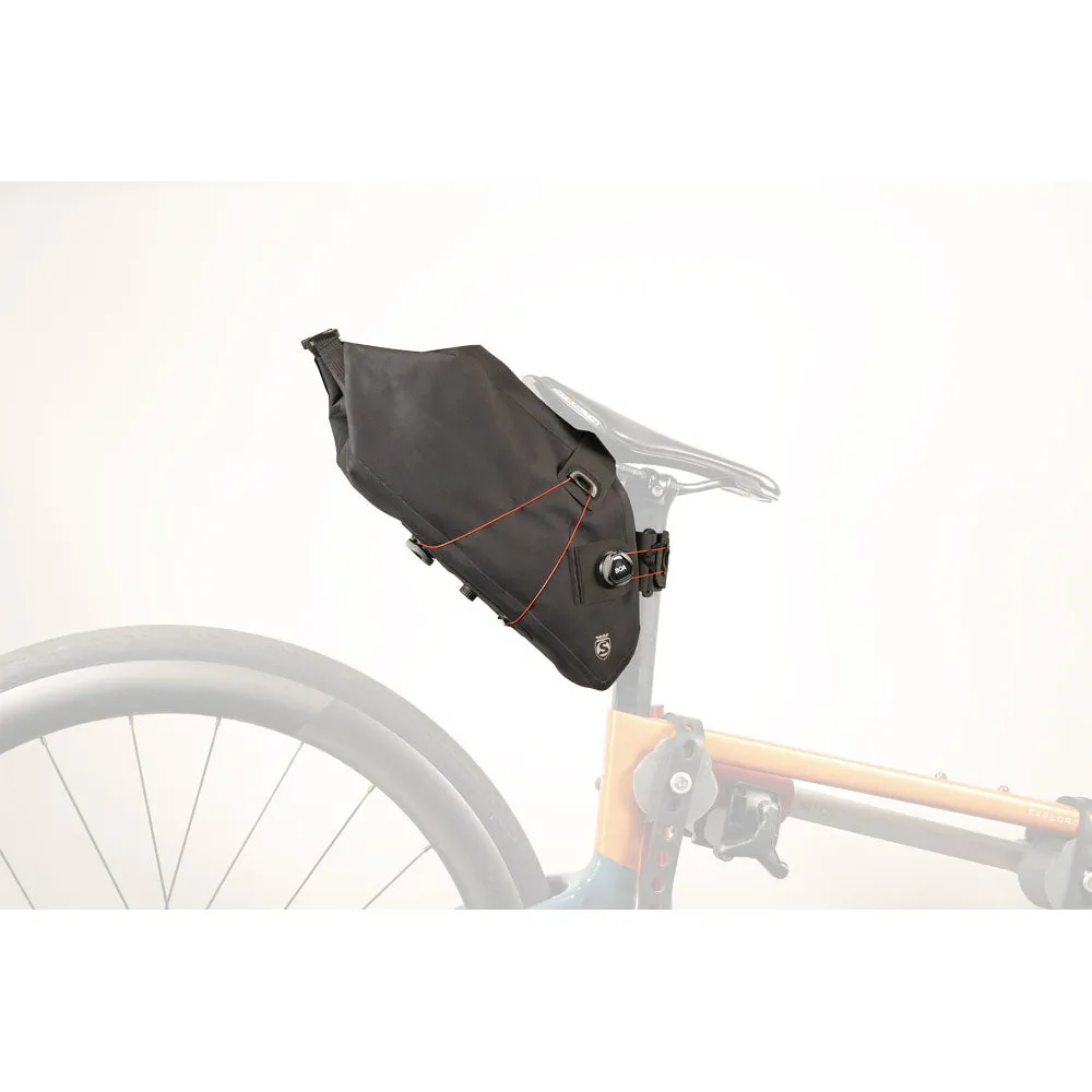SILCA Grinta Roll Top Satteltasche 5l, Black, One Size SILCA Grinta Roll Top Satteltasche 5l, Black, One Size