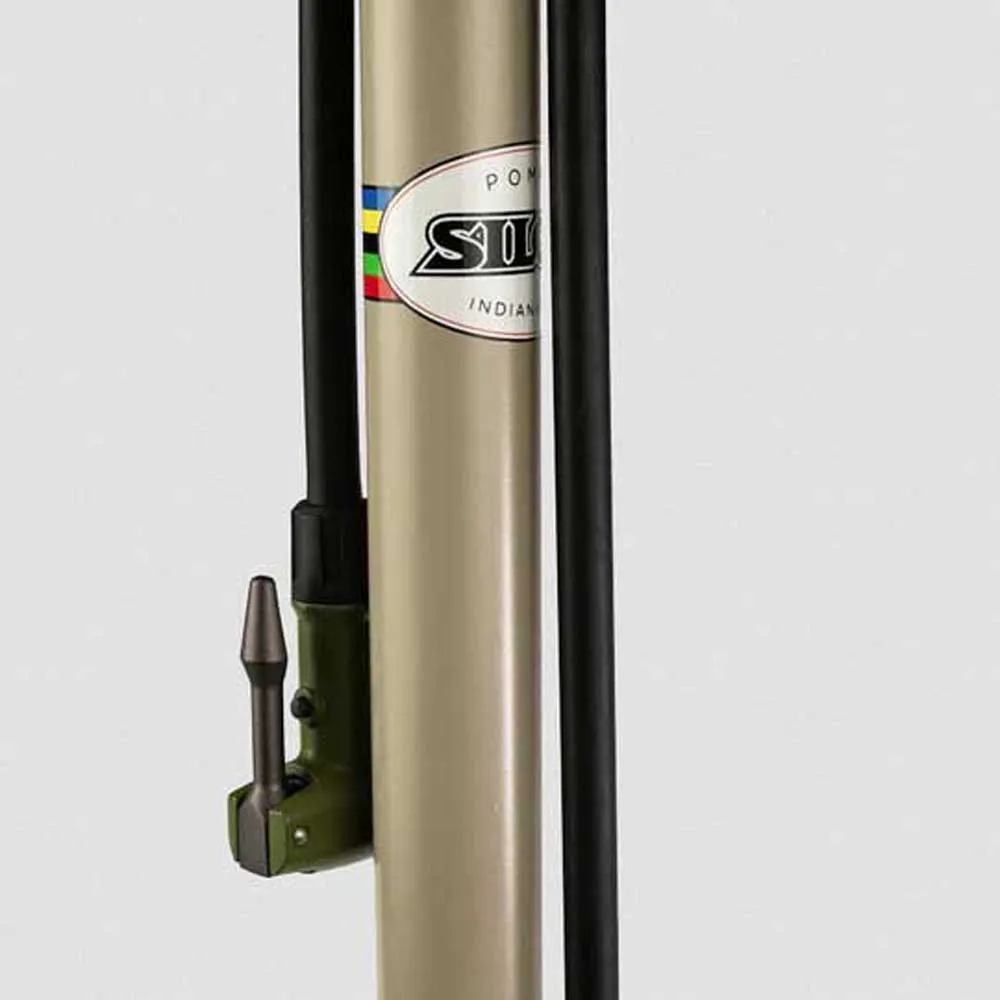 SILCA Terra Standpumpe, Beige / green / brown, 120psi SILCA Terra Standpumpe, Beige / green / brown, 120psi