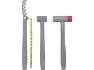 SILCA Titanium Shop Tools Bundle Werkzeugset 3-teilig, Grau, one_size
