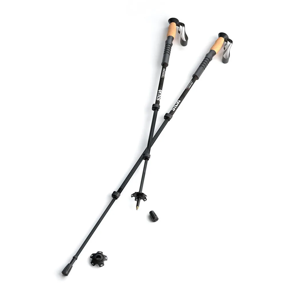Silva Carbon Stöcke, Black, 105-140cm