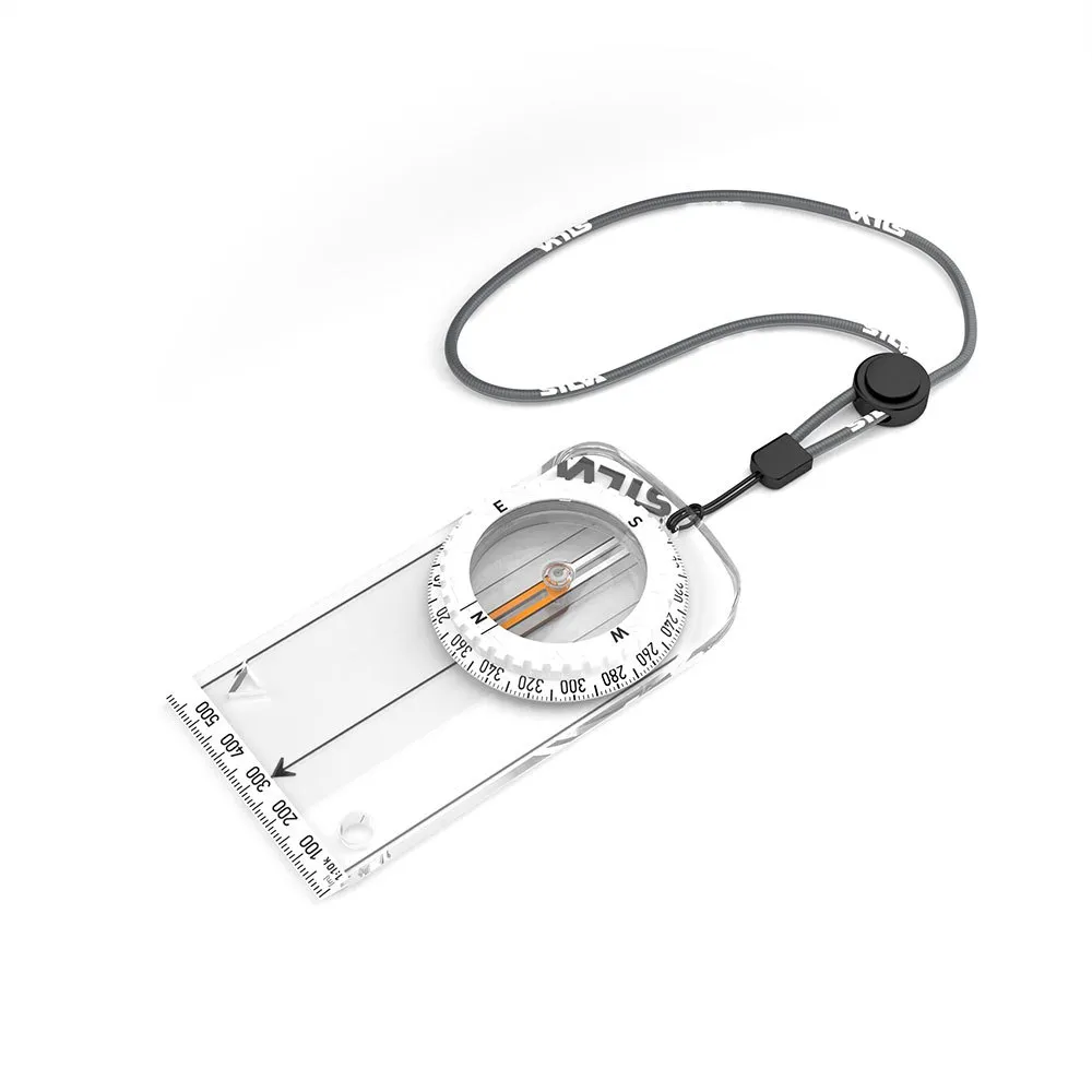 Silva Spike Jet Classic Kompass, Clear / white, One Size Silva Spike Jet Classic Kompass, Clear / white, One Size