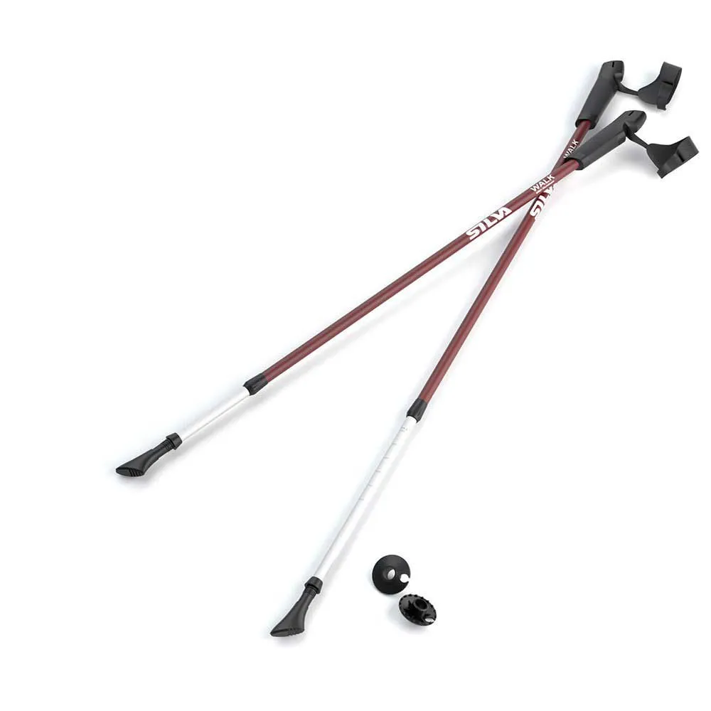 Silva Stöcke, Red, 105-140cm Silva Stöcke, Red, 105-140cm