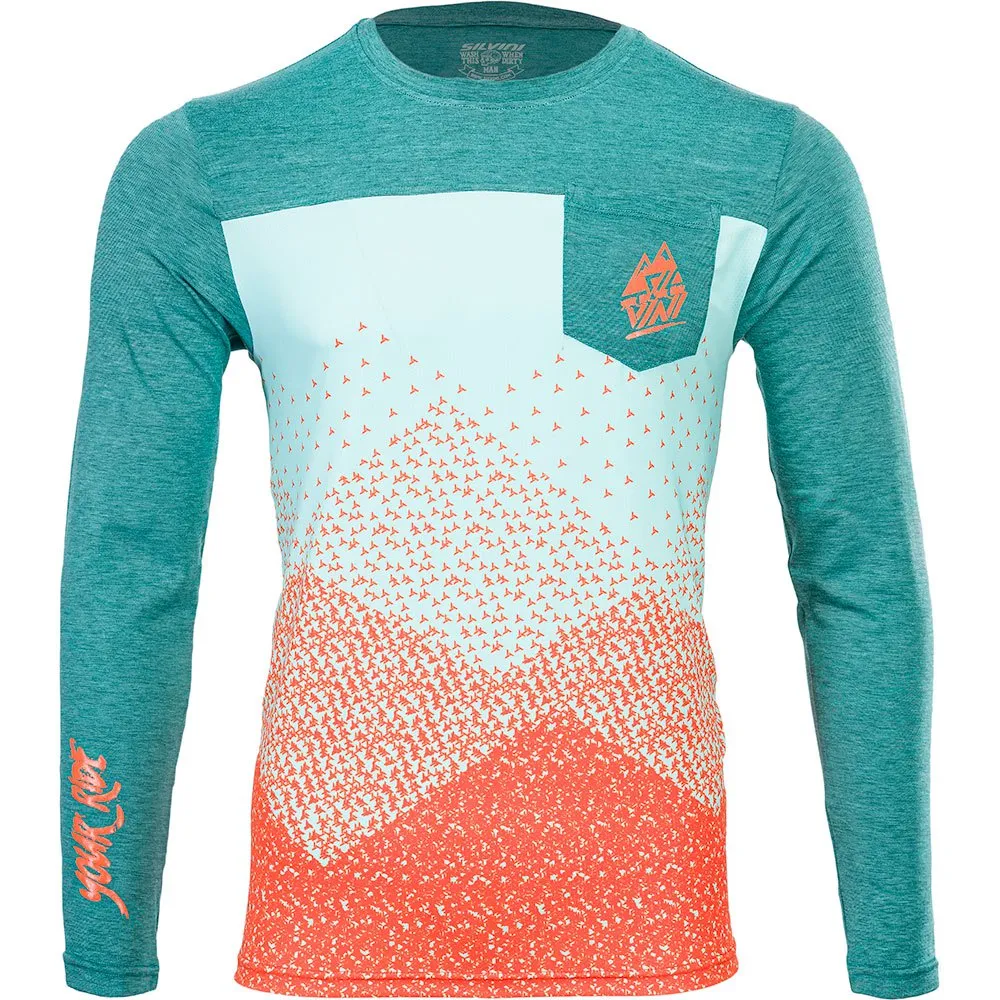 Silvini Ello Langarm-trikot, Ocean / orange Silvini Ello Langarm-trikot, Ocean / orange