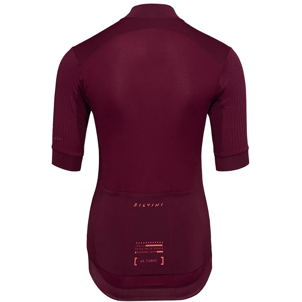 Silvini Trafoia Kurzarm-radtrikot, Merlot Silvini Trafoia Kurzarm-radtrikot, Merlot