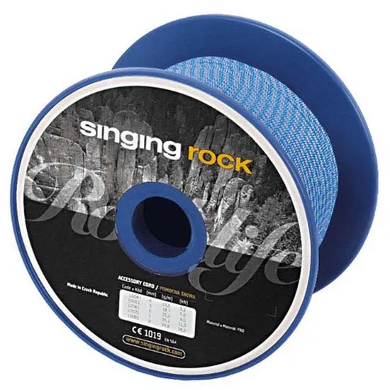 Singing Rock 4 Mm Seil, Blue, 100m