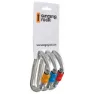 Singing Rock Colt Karabinerhaken 3 Einheiten, Grey, One Size