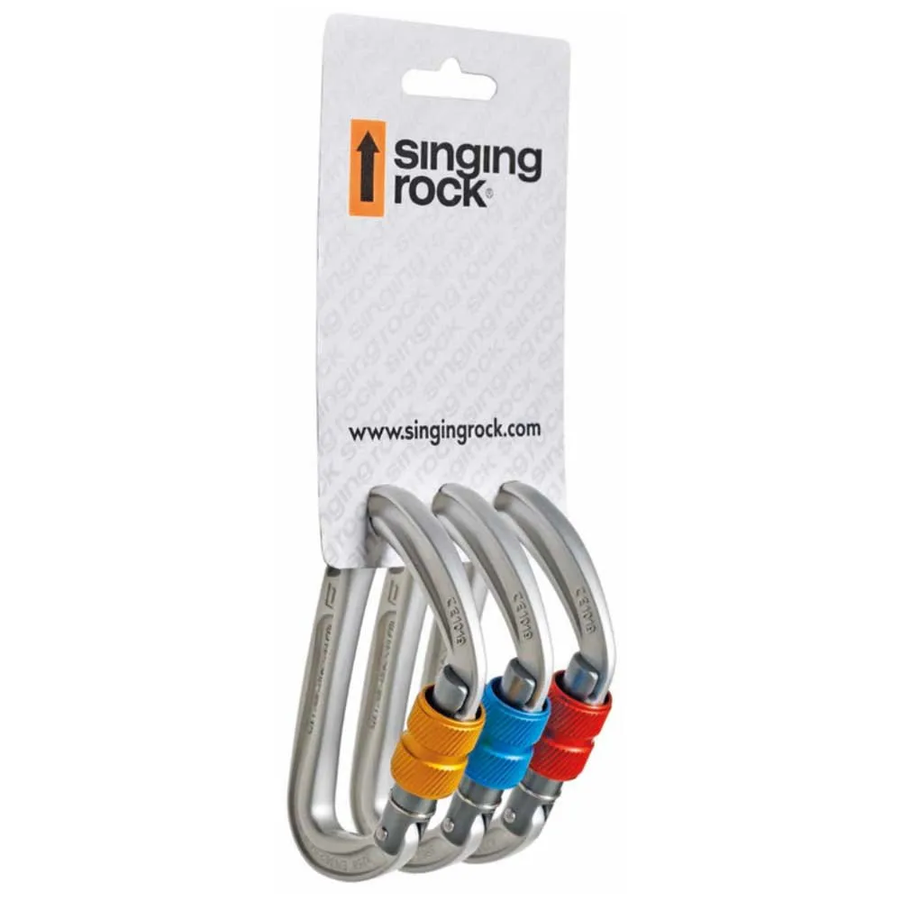 Singing Rock Colt Karabinerhaken 3 Einheiten, Grey, One Size Singing Rock Colt Karabinerhaken 3 Einheiten, Grey, One Size