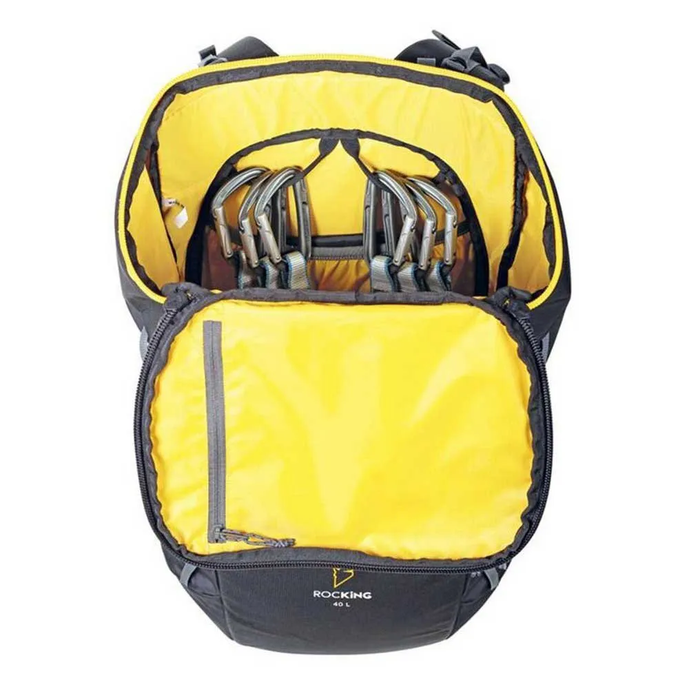 Singing Rock Rocking 40l Rucksack, Black Singing Rock Rocking 40l Rucksack, Black