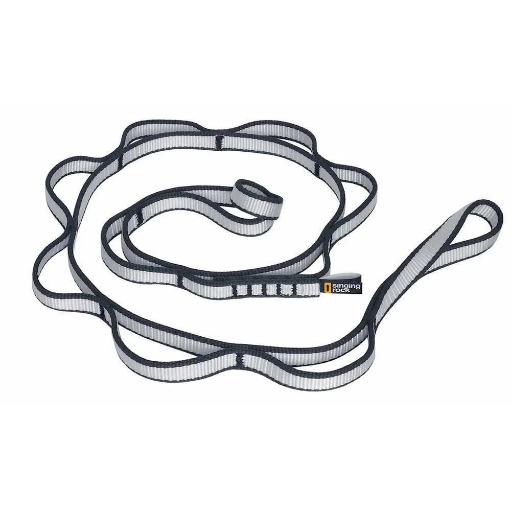Singing Rock Safety Chain 16 Mm Daisy Chain, Grey / black, 140cm Singing Rock Safety Chain 16 Mm Daisy Chain, Grey / black, 140cm