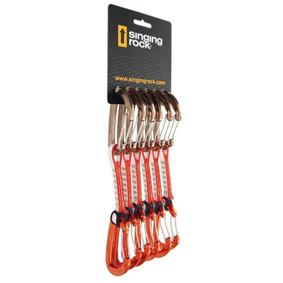 Singing Rock Vision 6 Pack Expressschlinge, Red / white, 11cm Singing Rock Vision 6 Pack Expressschlinge, Red / white, 11cm
