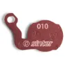 Sinter 010 Magura Mtb Standard Organische Scheibenbremsbeläge 25 Einheiten, Red, One Size