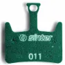 Sinter 011 Hayes Mtb Race Organische Scheibenbremsbeläge 25 Einheiten, Green, One Size