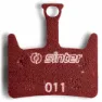 Sinter 011 Hayes Mtb Standard Organische Scheibenbremsbeläge 25 Einheiten, Red, One Size