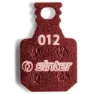 Sinter 012 Magura Mt Mtb Standard Organische Scheibenbremsbeläge 25 Einheiten, Red, One Size