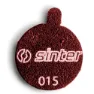 Sinter 015 Zoom Mtb Standard Organische Scheibenbremsbeläge 25 Einheiten, Red, One Size
