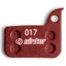 Sinter 017 Sram Road Mtb Standard Organische Scheibenbremsbeläge 25 Einheiten, Red, One Size