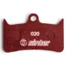 Sinter 020 Hope Mtb Standard Organische Scheibenbremsbeläge 25 Einheiten, Red, One Size