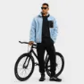 Siroko Azure Fleece Mit Durchgehendem Reißverschluss