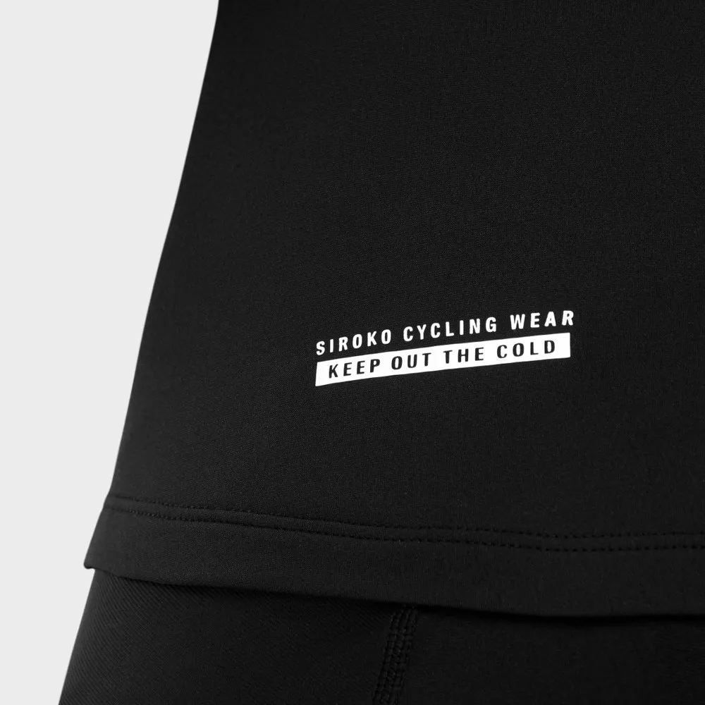 Siroko Bled Langarm-baselayer, Black