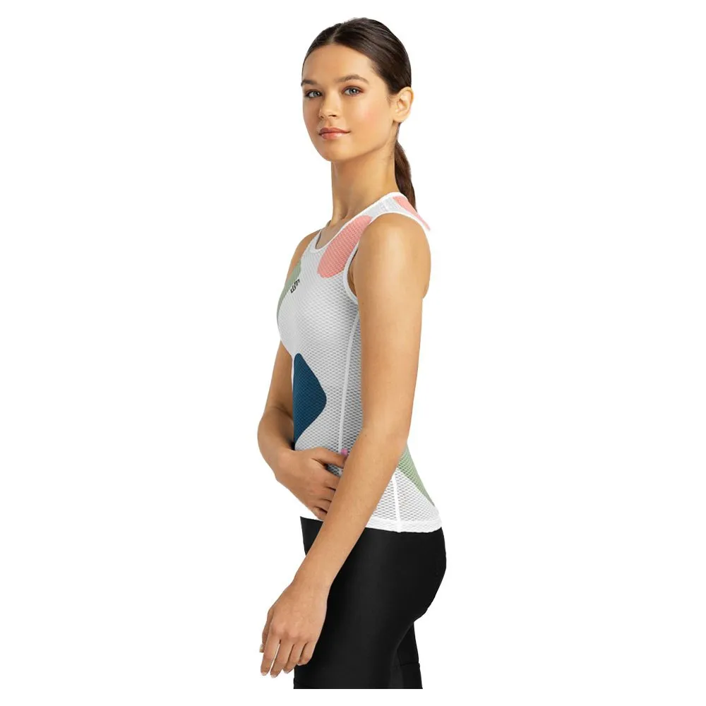 Siroko Camerig Ärmelloses Baselayer, White / multicolor Siroko Camerig Ärmelloses Baselayer, White / multicolor