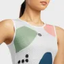 Siroko Camerig Ärmelloses Baselayer, White / multicolor