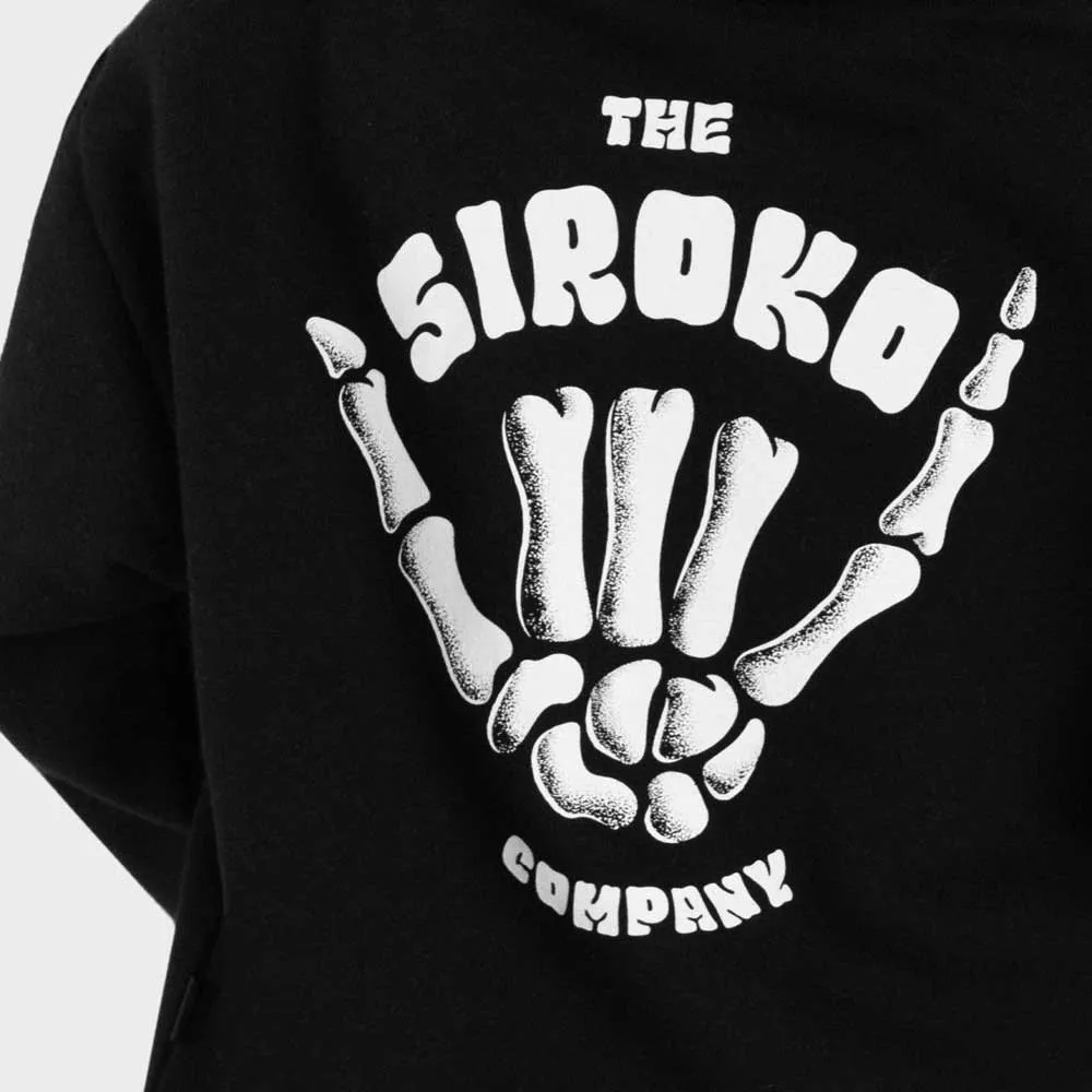 Siroko Flow Kapuzenpullover, Black Siroko Flow Kapuzenpullover, Black