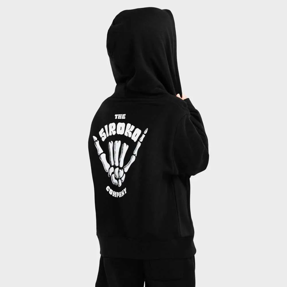 Siroko Flow Kapuzenpullover, Black Siroko Flow Kapuzenpullover, Black