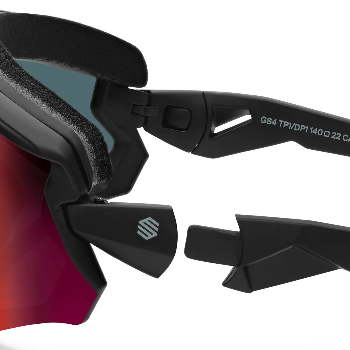 Siroko Gs4 Nansen Sonnenbrille, Black, Multicolor Mirror/CAT3 Siroko Gs4 Nansen Sonnenbrille, Black, Multicolor Mirror/CAT3