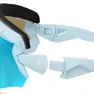 Siroko Gs4 Vonn Sonnenbrille, White, Blue Mirror/CAT3