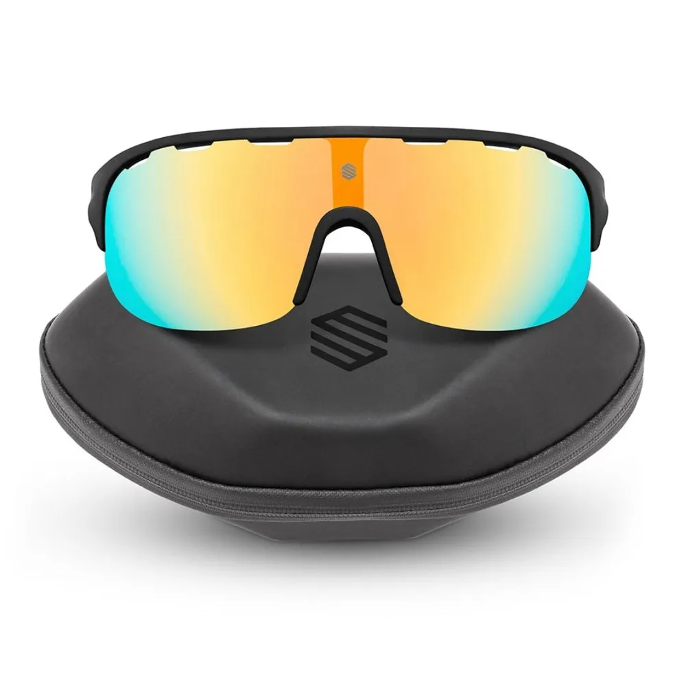 Siroko K3 California Sonnenbrille, Black / blue, Orange Mirror/CAT3 Siroko K3 California Sonnenbrille, Black / blue, Orange Mirror/CAT3