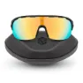 Siroko K3 California Sonnenbrille, Black / blue, Orange Mirror/CAT3