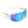 Siroko K3 Quebec Sonnenbrille, White, Blue Mirror/CAT3