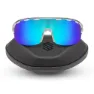 Siroko K3 Quebec Sonnenbrille, White, Blue Mirror/CAT3