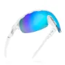 Siroko K3 Quebec Sonnenbrille, White, Blue Mirror/CAT3