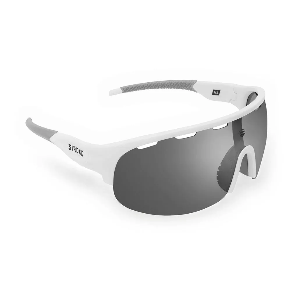 Siroko K3 Shimanami Kaido Photochrome Polarisierte Sonnenbrille, White / grey, Black/CAT1-3