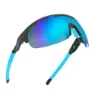 Siroko K3 Triathlon Sonnenbrille, Black, Blue Mirror/CAT3