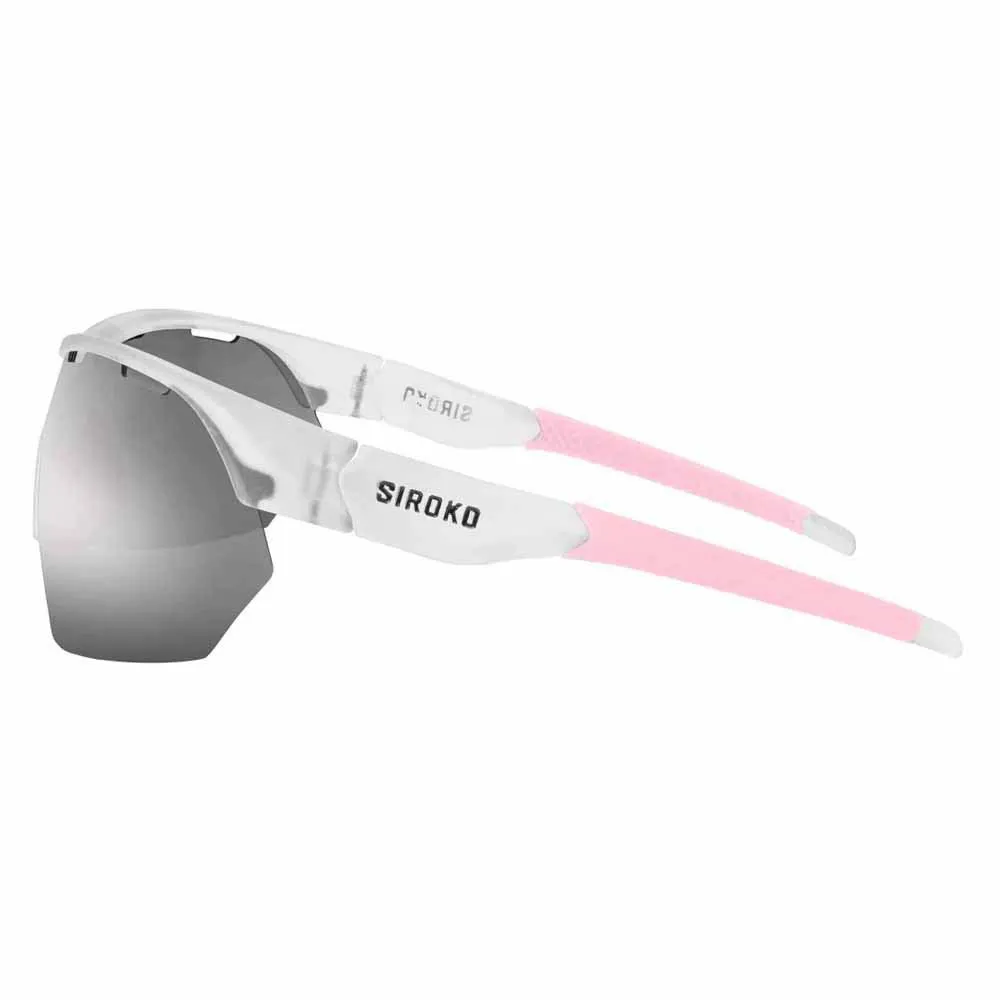 Siroko K3s Giau Photochrome Sonnenbrille, White / pink, Grey/CAT2-3 Siroko K3s Giau Photochrome Sonnenbrille, White / pink, Grey/CAT2-3