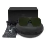 Siroko K3s Les Alpes Sonnenbrille, Black, Green Mirror/CAT3