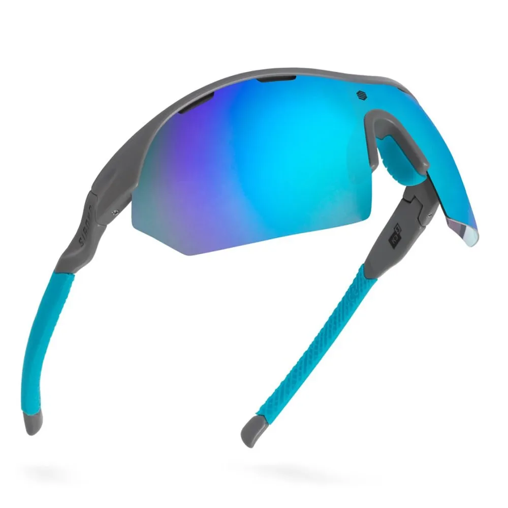 Siroko K3s London Sonnenbrille, Grey, Blue Mirror/CAT3 Siroko K3s London Sonnenbrille, Grey, Blue Mirror/CAT3