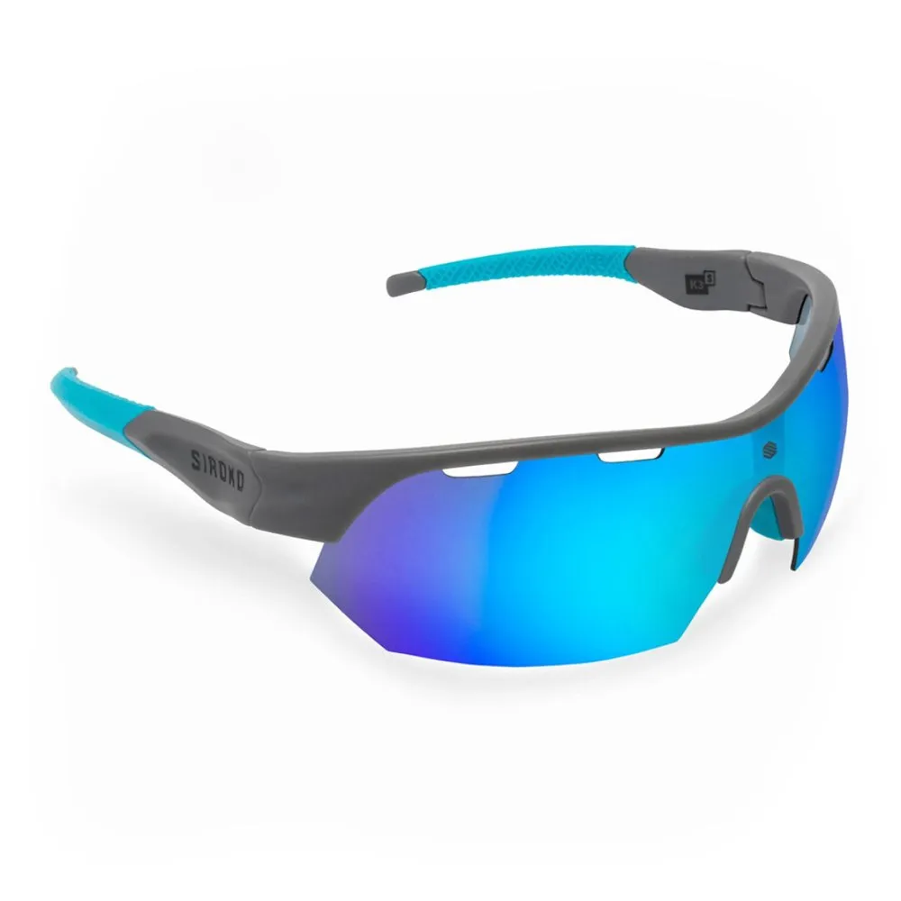 Siroko K3s London Sonnenbrille, Grey, Blue Mirror/CAT3 Siroko K3s London Sonnenbrille, Grey, Blue Mirror/CAT3