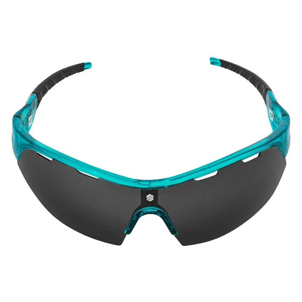 Siroko K3s Singletrack Polarisierte Sonnenbrille, Clear turquoise, Black/CAT3 Siroko K3s Singletrack Polarisierte Sonnenbrille, Clear turquoise, Black/CAT3