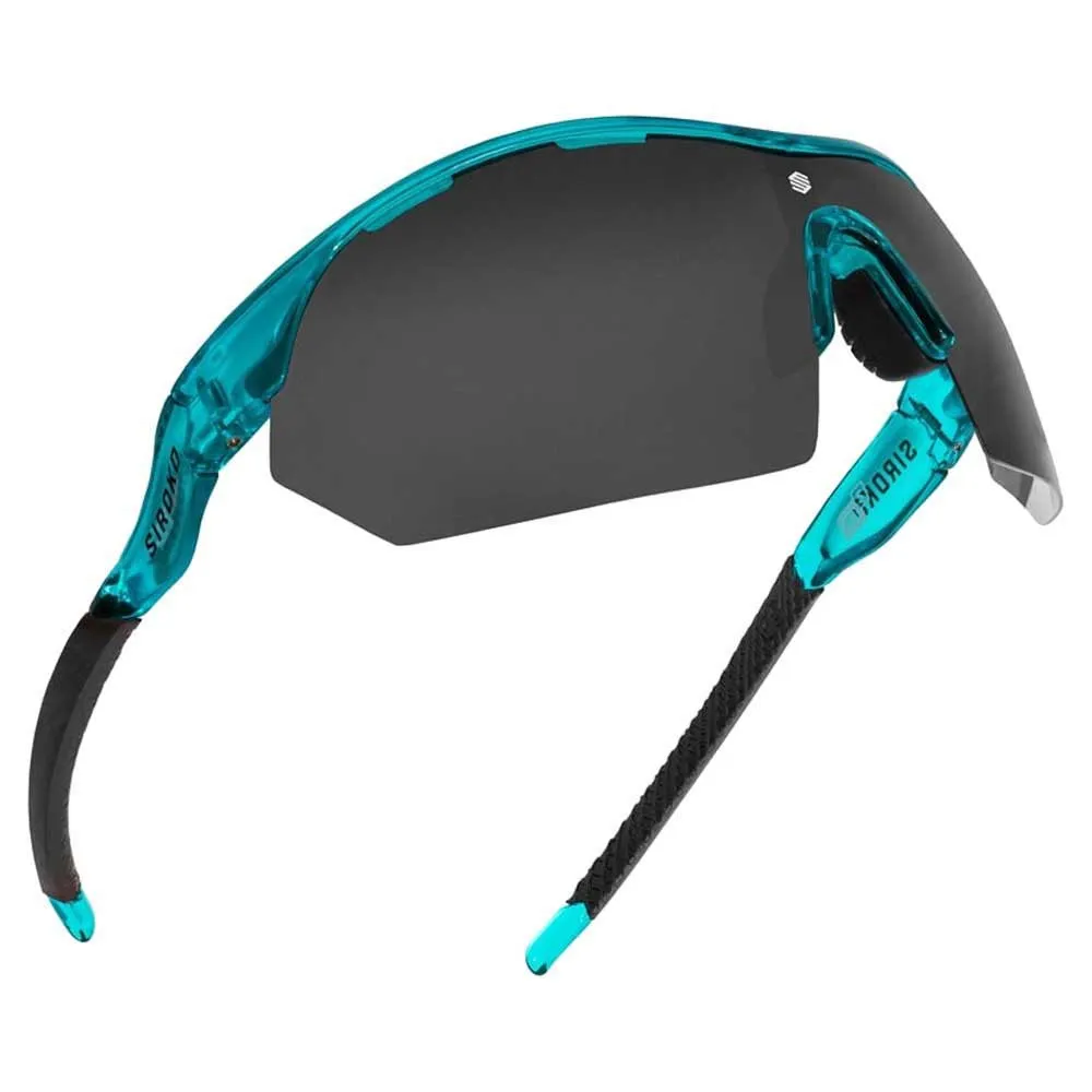 Siroko K3s Singletrack Polarisierte Sonnenbrille, Clear turquoise, Black/CAT3 Siroko K3s Singletrack Polarisierte Sonnenbrille, Clear turquoise, Black/CAT3
