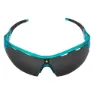 Siroko K3s Singletrack Polarisierte Sonnenbrille, Clear turquoise, Black/CAT3