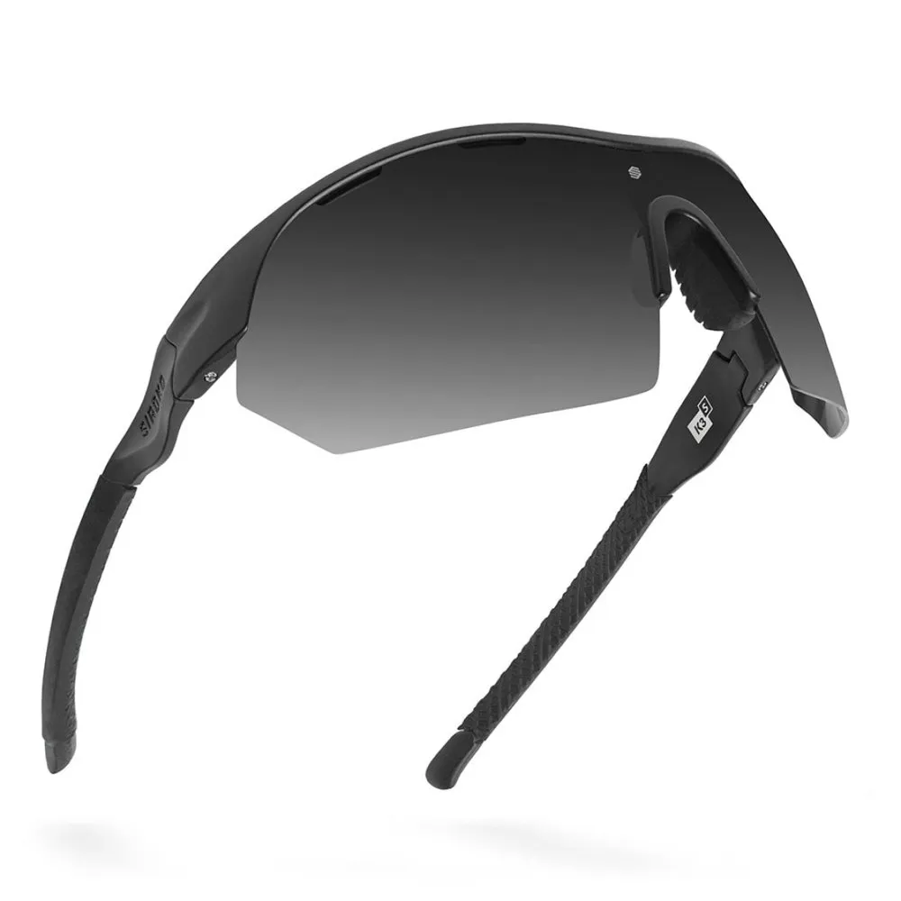 Siroko K3s Zurich Polarisierte Sonnenbrille, Black, Black/CAT3 Siroko K3s Zurich Polarisierte Sonnenbrille, Black, Black/CAT3