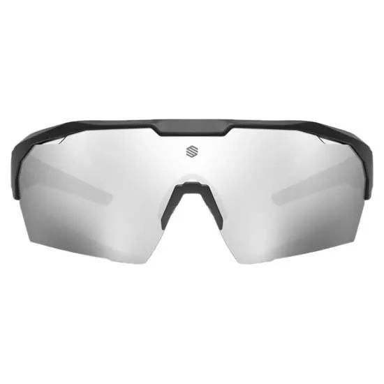 Siroko K4 Srx Pro Ridehigher Sonnenbrille, Black, Silver/CAT3