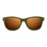 Siroko Landhausplatz Polarisierte Sonnenbrille, Green / brown, Brown Mirror