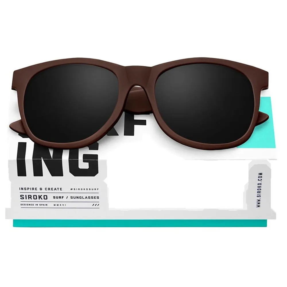 Siroko Le Dôme Polarisierte Sonnenbrille, Brown / black, Black Mirror Siroko Le Dôme Polarisierte Sonnenbrille, Brown / black, Black Mirror