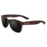 Siroko Le Dôme Polarisierte Sonnenbrille, Brown / black, Black Mirror